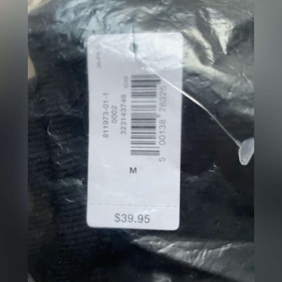 🆕 RESERVED EB GAP Women's Mini Rib PJ Cardigan True Black Medium 8-10 - Picture 8 of 13